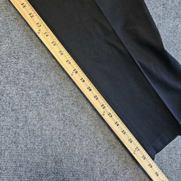 NWT Haggar Premium No Iron Straight leg Flat Front Stretch Black Pants 34x29 - Picture 14 of 16